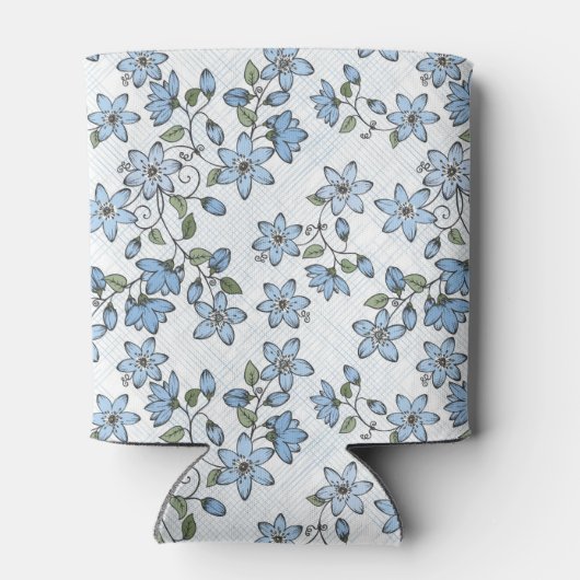 花柄2 2 缶クーラー (裏面)