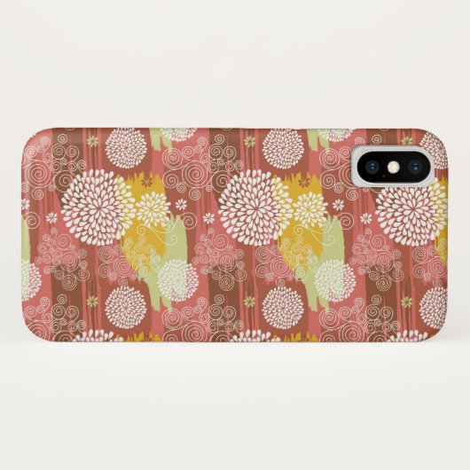 花柄2 Case-Mate iPhoneケース (裏面(横))