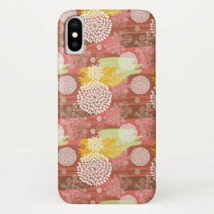 花柄2 iPhone X ケース