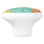 花柄3 セラミックノブ (側面)