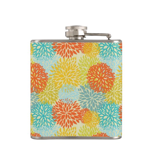 花柄3 フラスク (裏面)