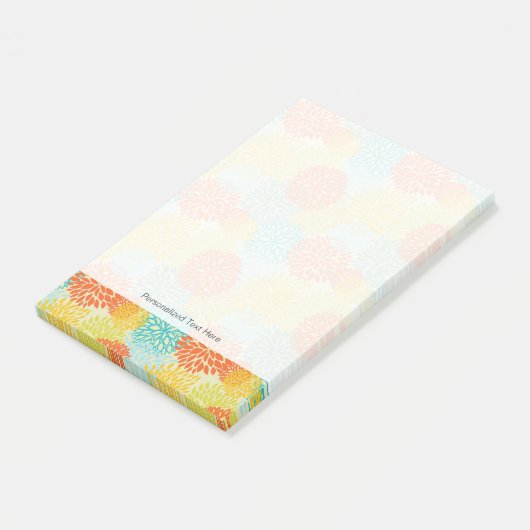 花柄3 ポストイット (アングル)