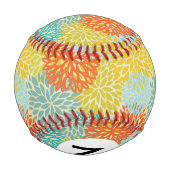 花柄3 野球ボール (裏面)