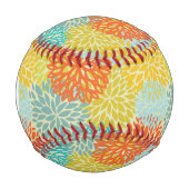 花柄3 野球ボール (正面)