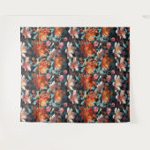 花柄5タペストリー タペストリー (正面(横))