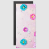 花柄7 マグネット招待状 (正面/裏面)