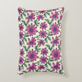 花柄 アクセントクッション (正面(垂直))