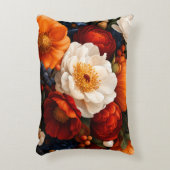 花柄 アクセントクッション (正面(垂直))