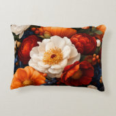 花柄 アクセントクッション (裏面)