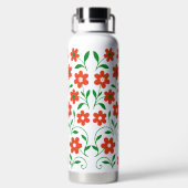 花柄 ウォーターボトル (背面)