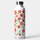 花柄 ウォーターボトル (左面)