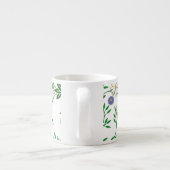 花柄 エスプレッソカップ (裏面)