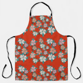 花柄 エプロン (正面)