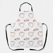 花柄 エプロン (正面)