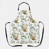 花柄 エプロン (正面)