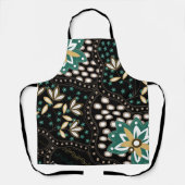 花柄 エプロン (正面)