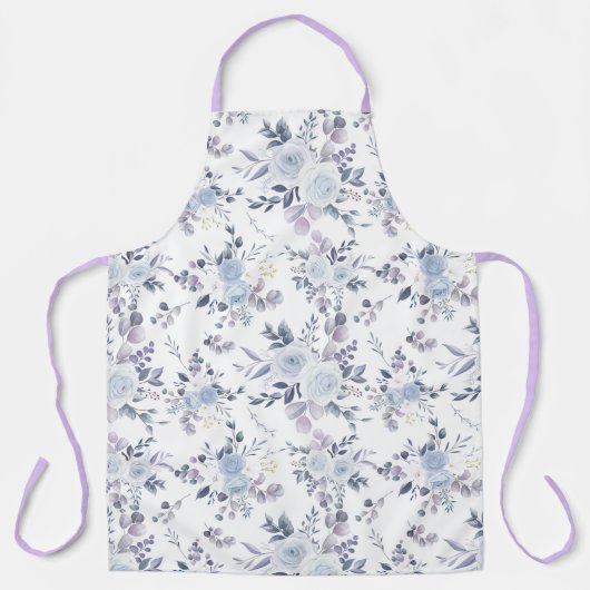 花柄 エプロン (正面)