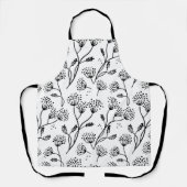 花柄 エプロン (正面)