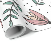 花柄、エレガントクラシックスタイル ラッピングペーパー (ロールコーナー)