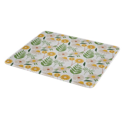 花柄 カッティングボード (角)