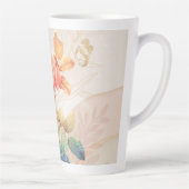 花柄 カフェラテマグ (右)