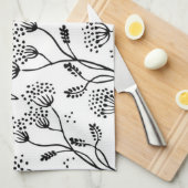 花柄 キッチンタオル (四つ折り)