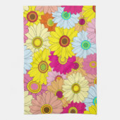 花柄 キッチンタオル (縦)