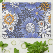 花柄 キッチンタオル (折り畳み)