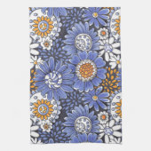花柄 キッチンタオル (縦)