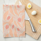 花柄 キッチンタオル (四つ折り)