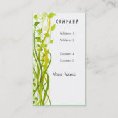 花柄-キヅタ 名刺 (裏面)