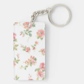 花柄 キーホルダー (裏面)