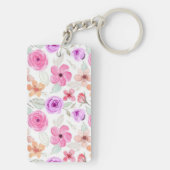 花柄 キーホルダー (裏面)