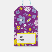 花柄 ギフトタグ (裏面)