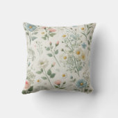 花柄 クッション (裏面)