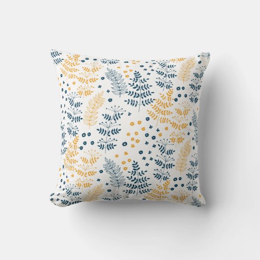 花柄 クッション (正面)