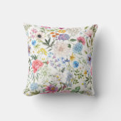 花柄 クッション (正面)