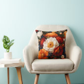 花柄 クッション (椅子)