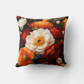 花柄 クッション (裏面)