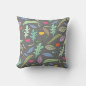 花柄 クッション (正面)