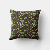 花柄 クッション (裏面)