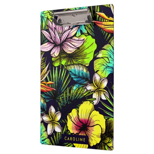 花柄 クリップボード (左)