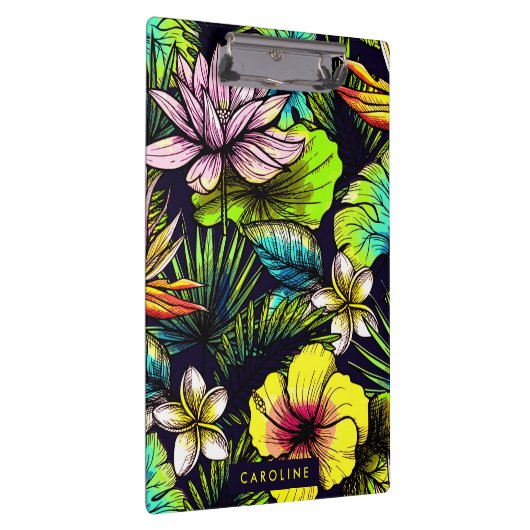 花柄 クリップボード (右)