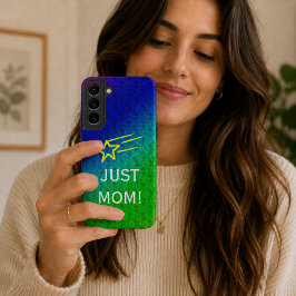 花柄 グリーン ブルー 母の日ギフト SAMSUNG GALAXY S22+ケース