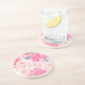 花柄 コースター (側面)