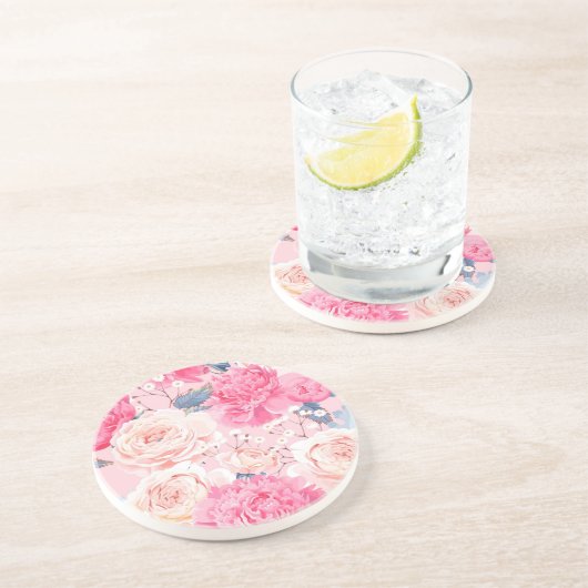 花柄 コースター (側面)