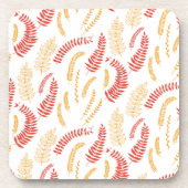 花柄 コースター (正面)