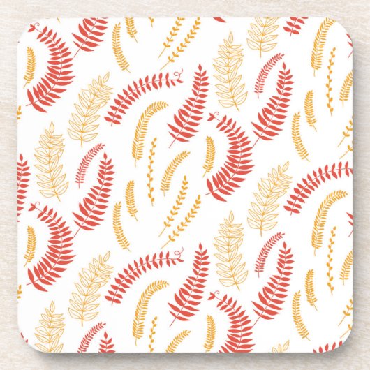 花柄 コースター (正面)