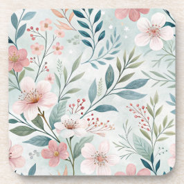 花柄 コースター