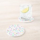 花柄 コースター (側面)